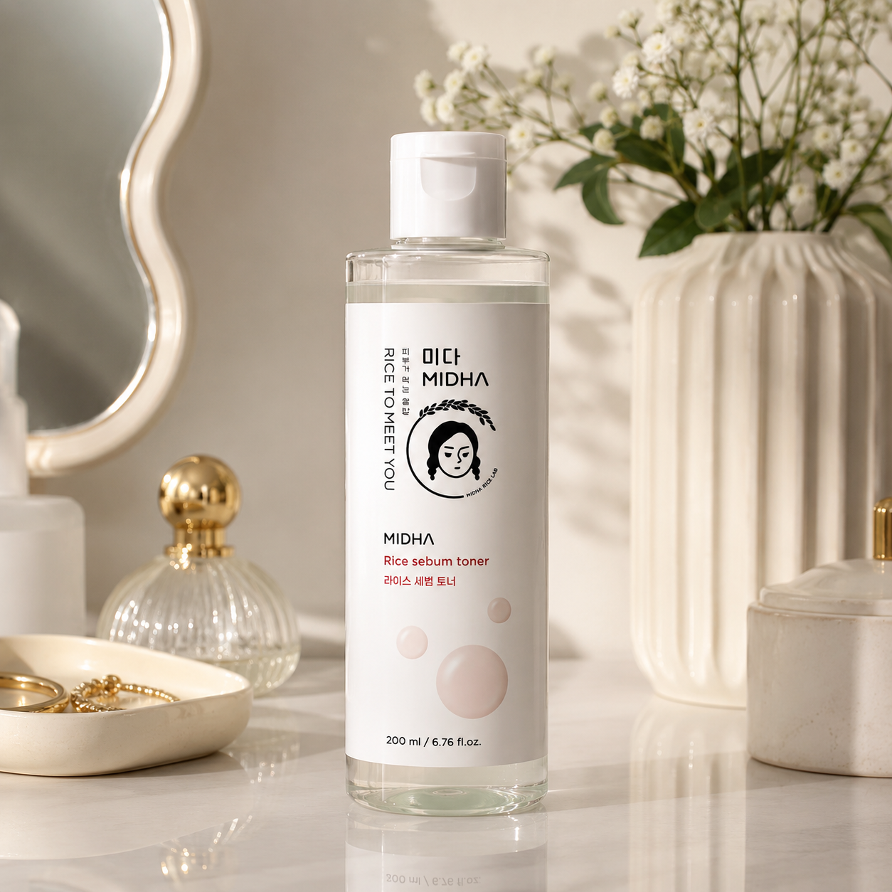 MIDHA Rice Sebum Toner (200ml)