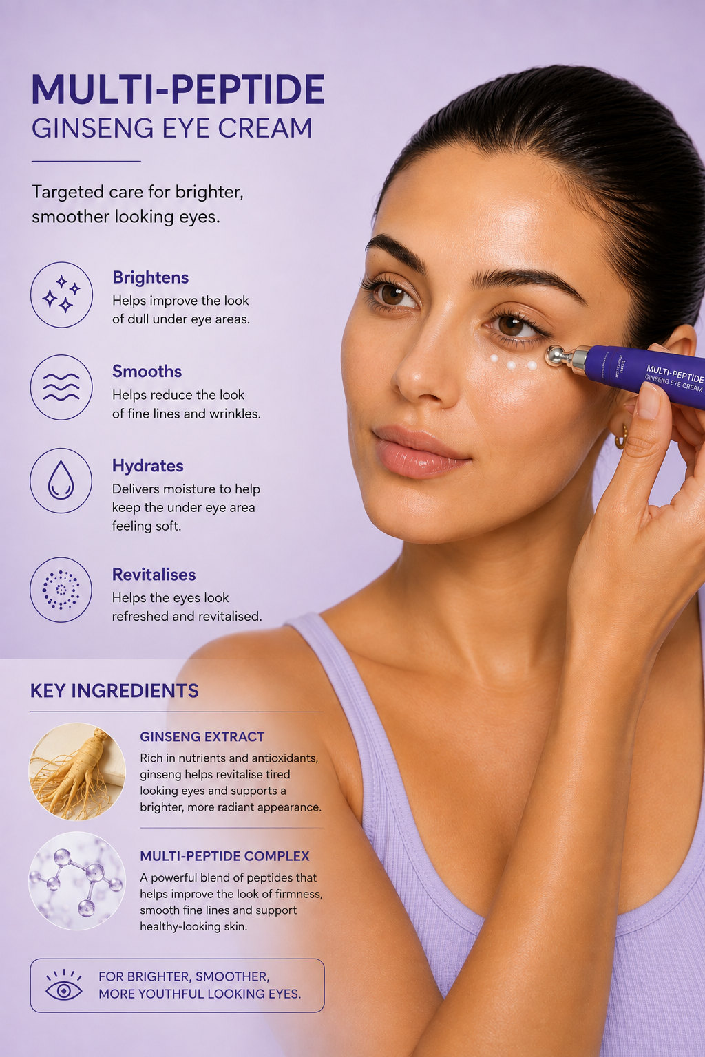 Multi-Peptide Ginseng Eye Cream